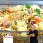 Farofa com Queijo Coalho - Tv Churrasco