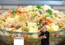 Farofa com Queijo Coalho - Tv Churrasco