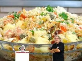 Farofa com Queijo Coalho - Tv Churrasco
