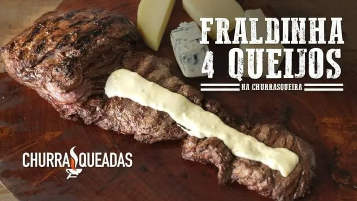 Fraldinha com Molho 4 Queijos - Churrasqueadas