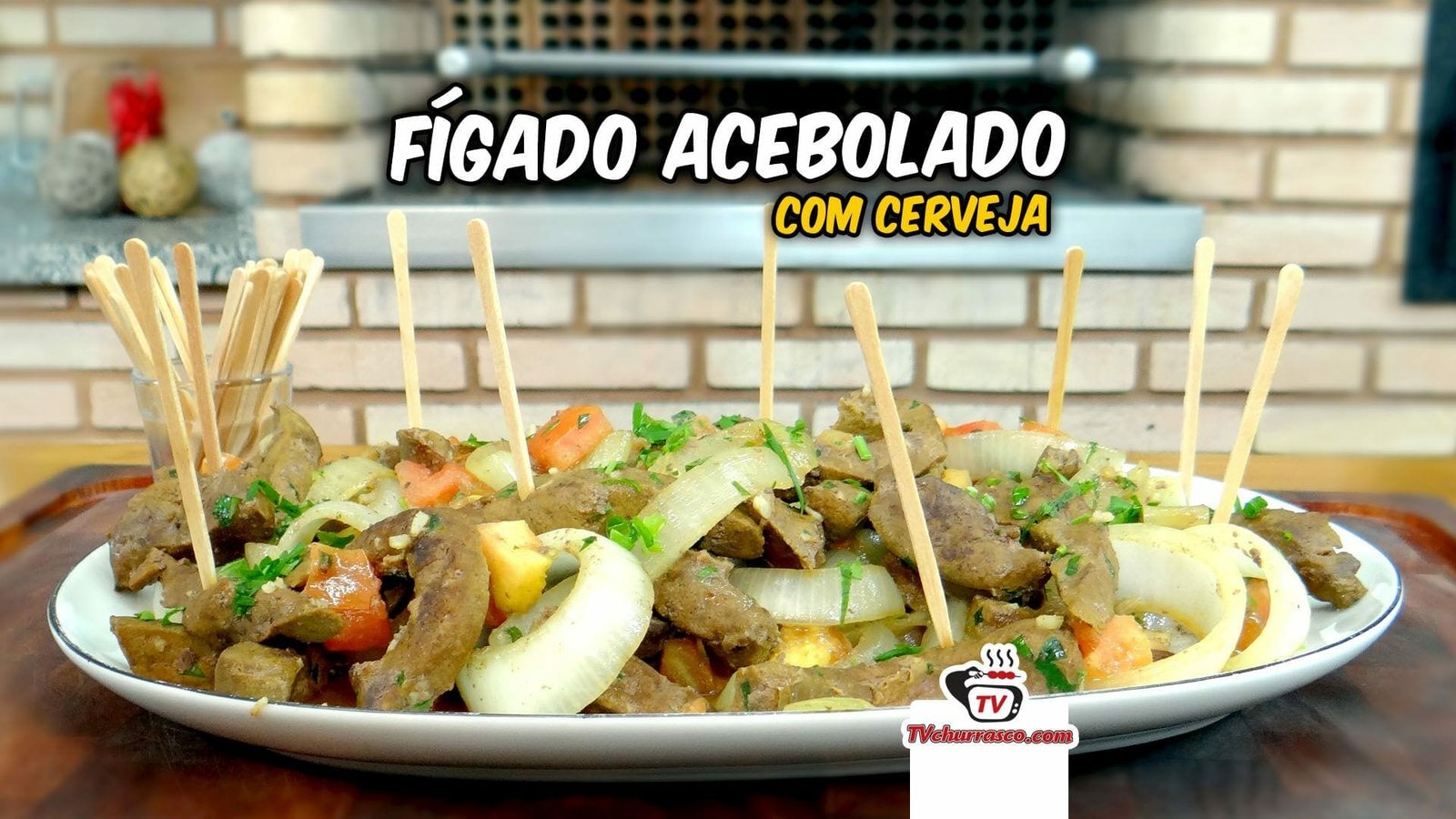 Fígado de boi acebolado - muito macio e saboroso