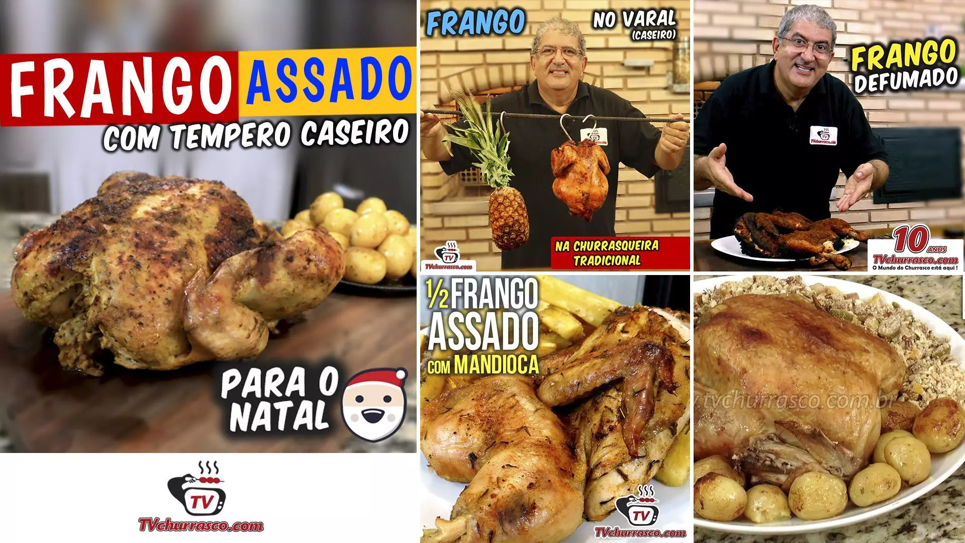 5 Receitas de Frangos Assados da TvChurrasco