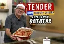 Tender com Tempero Caseiro Assado com Batatas - Tv Churrasco