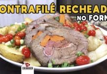 Como Fazer Contrafilé Recheado no Forno - Tv Churrasco-SITE