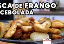 Como Fazer Isca de Frango Acebolada - Tv Receitas-SITE