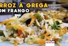 Receita de Arroz à Grega com Frango - Tv Receitas-SITE