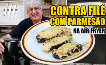 Como Fazer Contrafilé Suculento com Parmesão na Airfryer